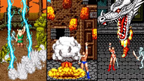 Golden Axe All 13 Magic Spells Genesis 1989 Sega Retro