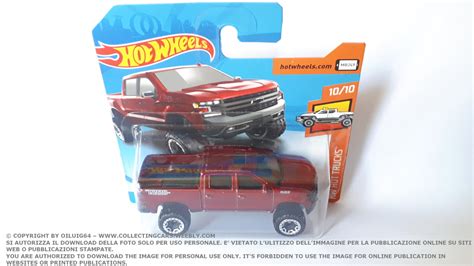 Chevrolet Silverado 19 Trail Boss LT 270 365 FJV97 D5C6 Rosso Sc Met 1 64 HOT WHEELS
