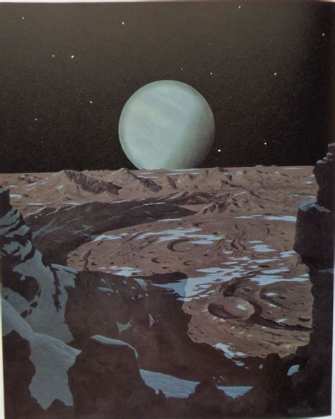 Neptune From Triton Chesley Bonestell Space Travel Posters Chesley