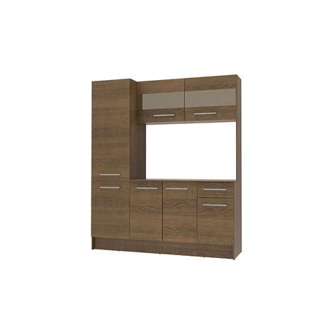 Mueble De Cocina Madesa Estilo P58374 7 Puertas 10 Divisiones