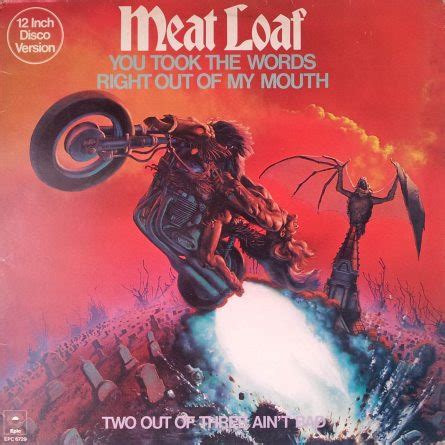 Meat Loaf You Took The Words Right Of My Mouth 1979 Vinyl Discogs