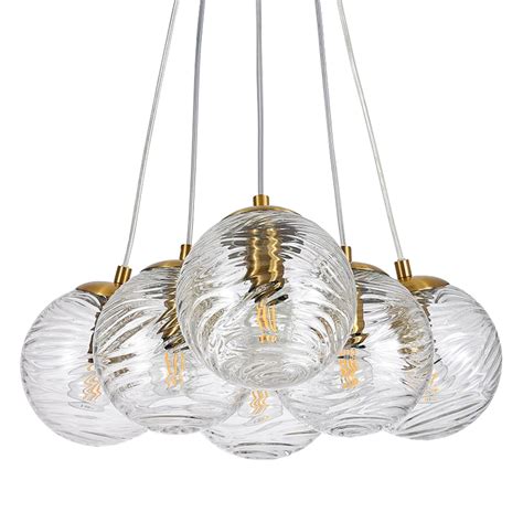 Люстра Perforated Glass Bubbles 6 ламп по цене 21 500 руб. купить в ...