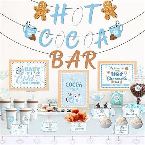 Amazon Rngmsi Hot Cocoa Bar Kit Hot Chocolate Bar Supplies Cocoa