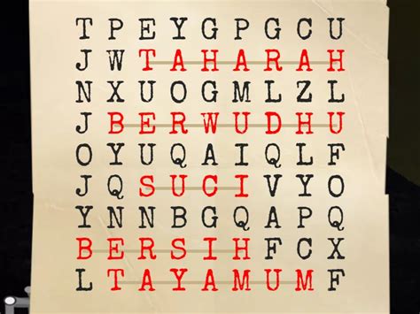 SD Kelas I PAI Dan BP BAB 9 Membiasakan Hidup Bersih 150 Wordsearch