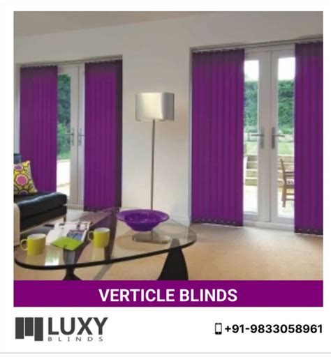 Purple Pvc Vertical Blinds At Rs 82sq Ft Pvc Vertical Blind In