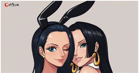 Onepiece Nico Robin X Boa Hancock Bunny Prixmalのイラスト Pixiv