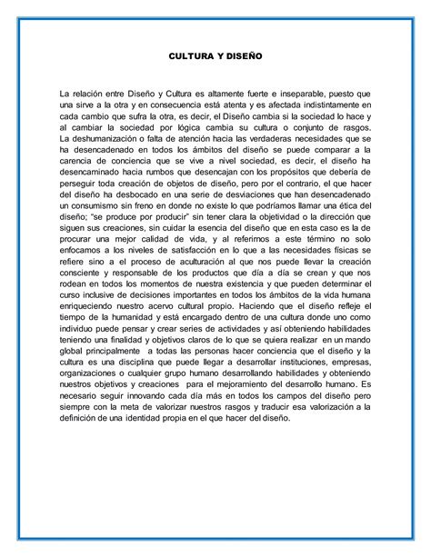 Ensayo relacion entre diferentes culturas y el diseño PDF