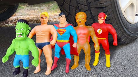 Experiment Car Vs Stretch Armstrong Vs Frankenstein Vs Superman Vs