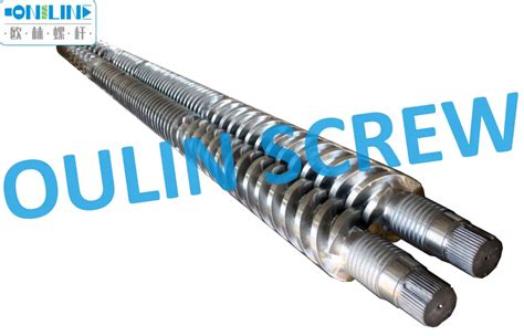 Weber 126mm Twin Parallel Screw Barrel For Pvc Extrusion High Quality