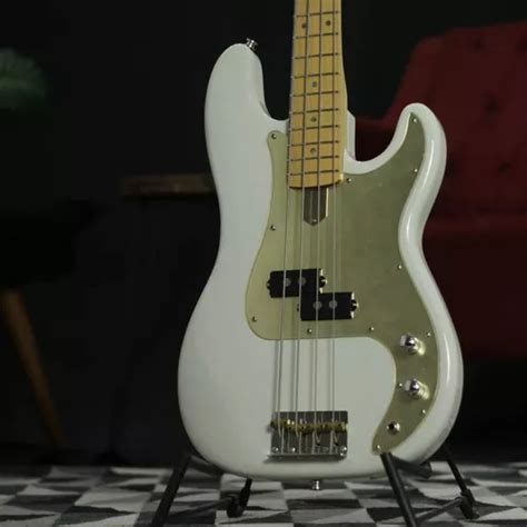 Baixo 4 Corda Studebaker Precision Bass Cruiser White Blonde