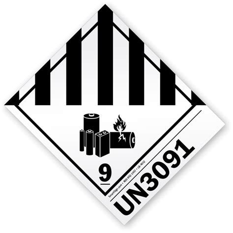 Lithium Battery Handling And Mark Shipping Labels