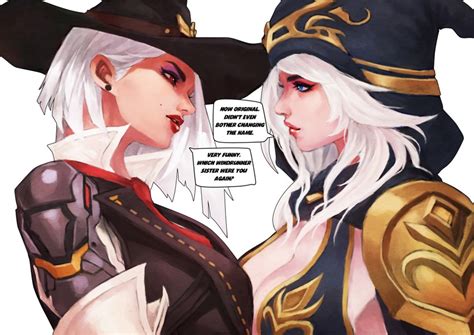 Ashe And Ashe League Of Legends And 2 More Drawn By Monorirogue