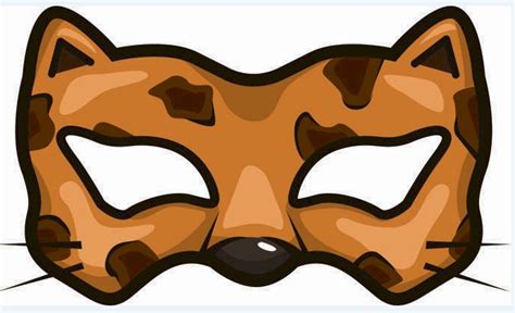 Printable Cheetah Mask