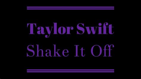 Taylor Swift Shake It Off Karaoke Piano Slow Youtube