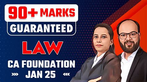 Marks Guaranteed Law Ca Foundation Jan How To Score Marks