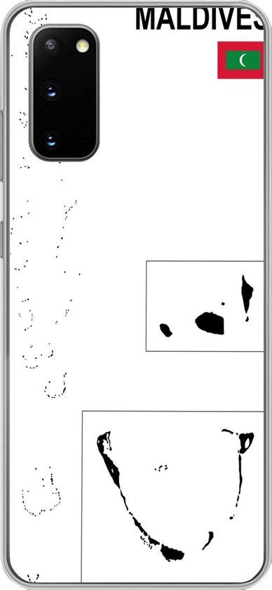 Samsung Galaxy S Hoesje Een Zwarte Kaart Van De Malediven