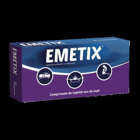 Emetix, 30 comprimate, Fiterman : Farmacia Tei online