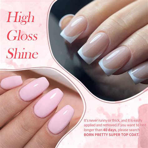 Born Pretty Ml Rubber Base Gel Jelly Nude Pink Soak Off Uv Led Gel