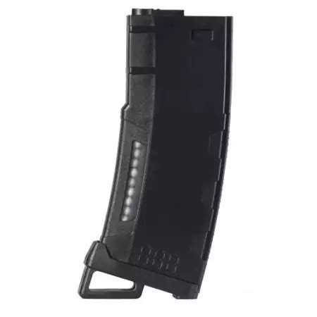 Chargeur AEG 130 Billes Mid Cap STANAG Lancer Tactical Noir CLK9020