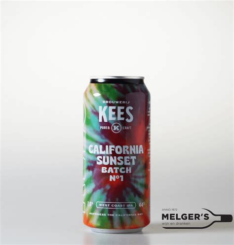 Kees California Sunset Batch No West Coast Ipa Blik Cl Melgers