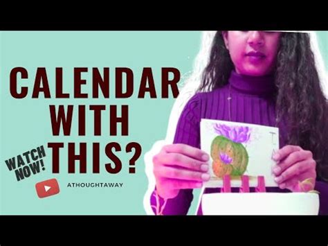 How To Make A Mini Desk Calendar With Stand Easy DIY Calendar 2022