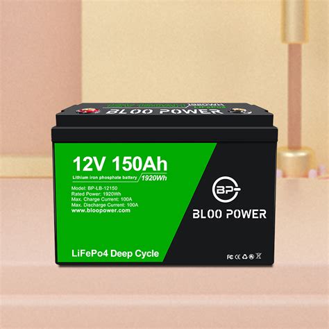 Bloopower 12V 24V 36V 48V 50ah Sealed Rechargeable For Wind Power