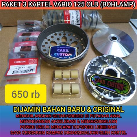 Jual FULLSPEK KARTEL VARIO 125old Bohlamp Non Led Shopee Indonesia