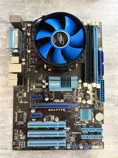 Комплект asus m4a77td AMD Athlon II X4 640 kingston DDR3 8g 800 грн