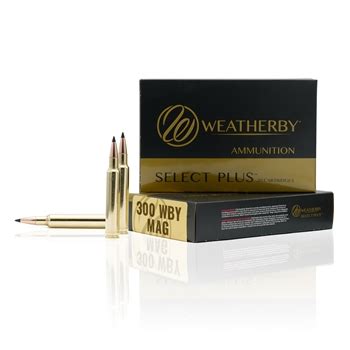 Weatherby Select Plus 300 Weatherby Magnum 180 Gr TTSX BT 20