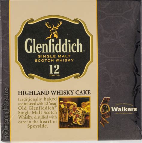 Walkers Glenfiddich Highland Whisky Cake Walkers 39047003934