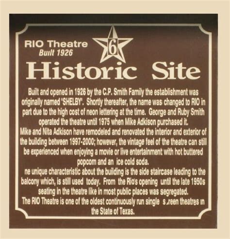 Rio Theater in Center, TX - Cinema Treasures