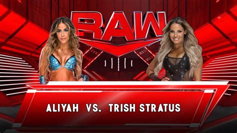 Wwe 2k23 Universe Mode Aliyah Vs Trish Stratus Youtube