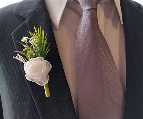 Lapela Para Noivos Flores Casamento Broche Un Foll Exclusividade