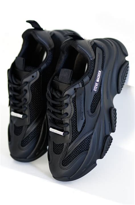 Steve Madden Possession Sneaker Black SS23 NYHETER