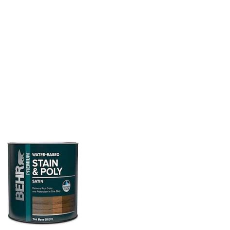 Behr Qt Clear Tint Base Satin Semi Transparent Water Based Interior