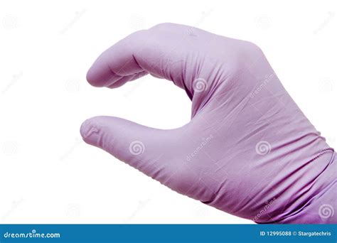 Gloved Hand Gesture Royalty Free Stock Photos - Image: 12995088