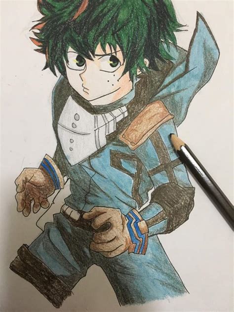 Deku Full Body Drawing