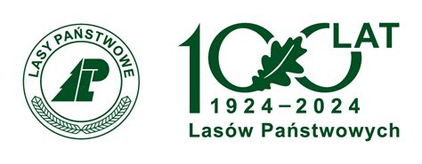 Logotypy 100 lecia Lasów Państwowych Lasy Państwowe