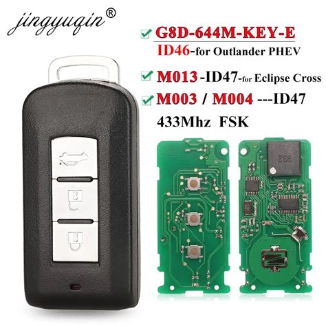 Jingyuqin 3BTN Smart Remote Key Fob 433MHz ID46 ID47 Chip For