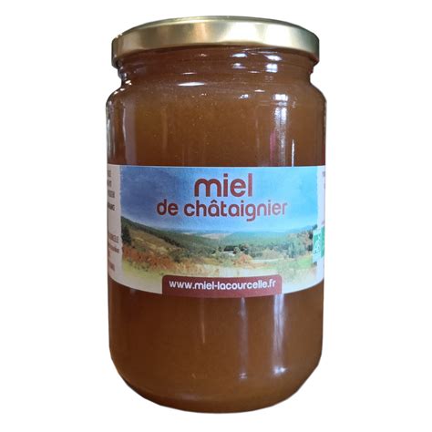 Miel De Chataignier Bio Pot De Kg Lacourcelle Benoit Vente