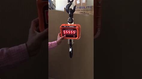 Calibration Process Of Original Ocs Heavy Duty Digital Crane Scale