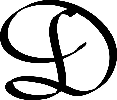 Clipart - Capital D