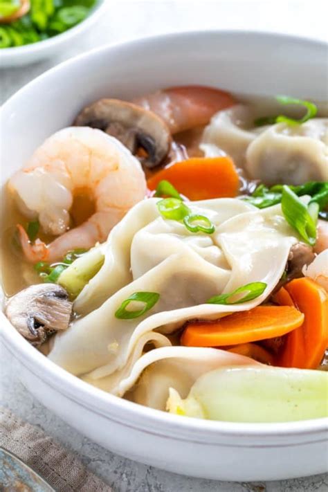 Easy Wonton Soup Recipe With Video Jessica Gavin