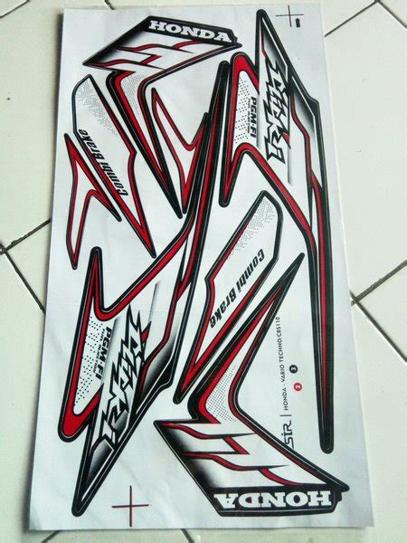 Jual Striping Stiker Lis Variasi Motor Honda Vario Techno Cbs