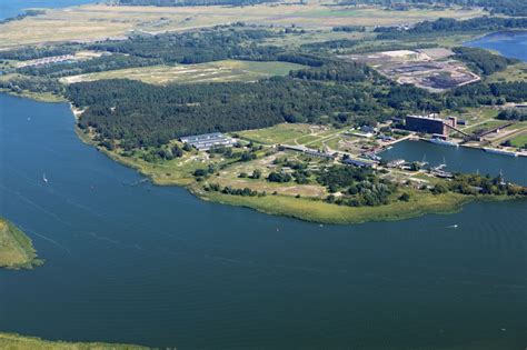 Luftaufnahme Peenem Nde Peene Hafen In Peenem Nde Im Bundesland