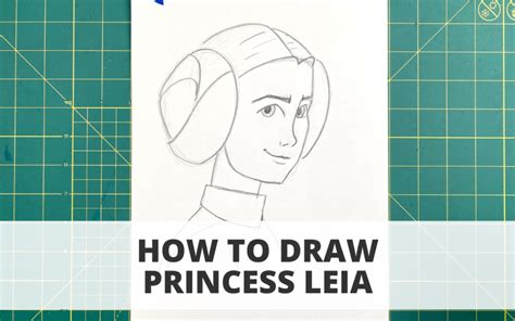 how to draw leia