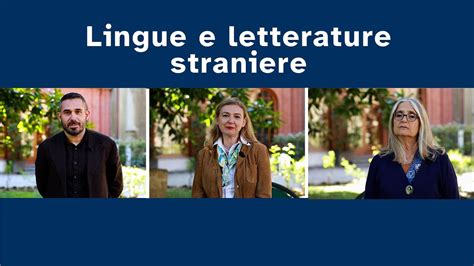 Lingue E Letterature Straniere Youtube