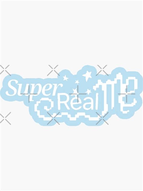 ILLIT Super Real Me Logo Sticker By TokkisStore Redbubble