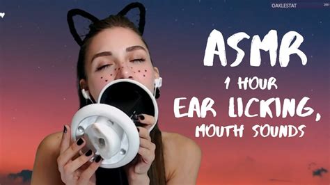 Asmr 1 Hour Ear Licking Mouth Sounds АСМР Ликинг Звуки рта