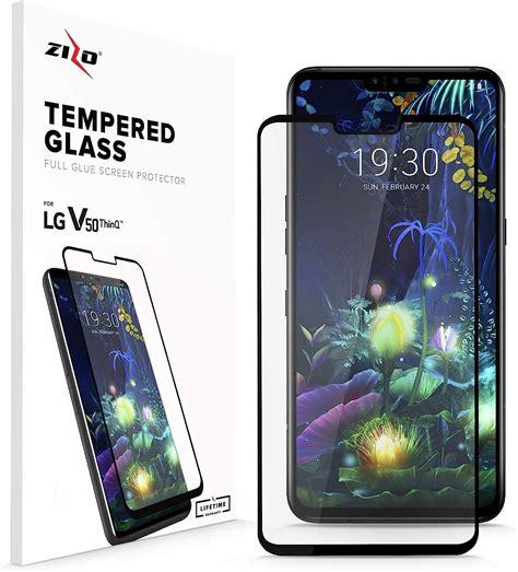 Zizo Full Glass Compatible With Lg V50 Thinq 5g Tempered Glass Screen Protector Anti